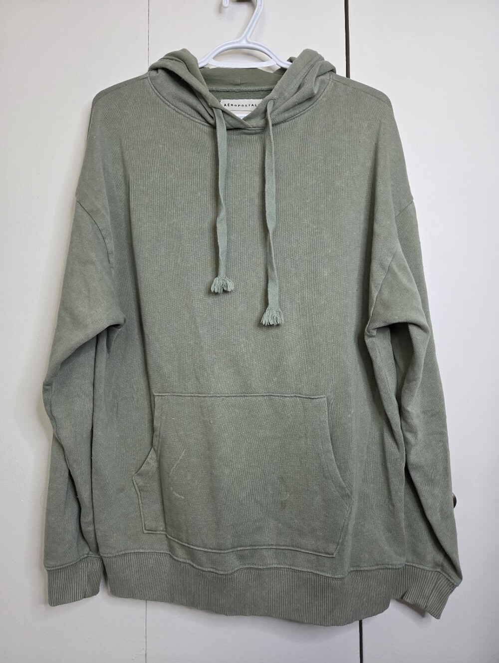 Aeropostale Women's L Soft Olive Green Hoodie Thin Layer Wear